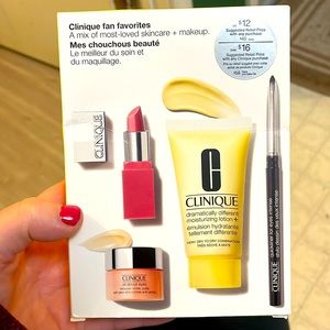 NIB! Clinique Fan Favorites - Most Loved Skincare +Makeup